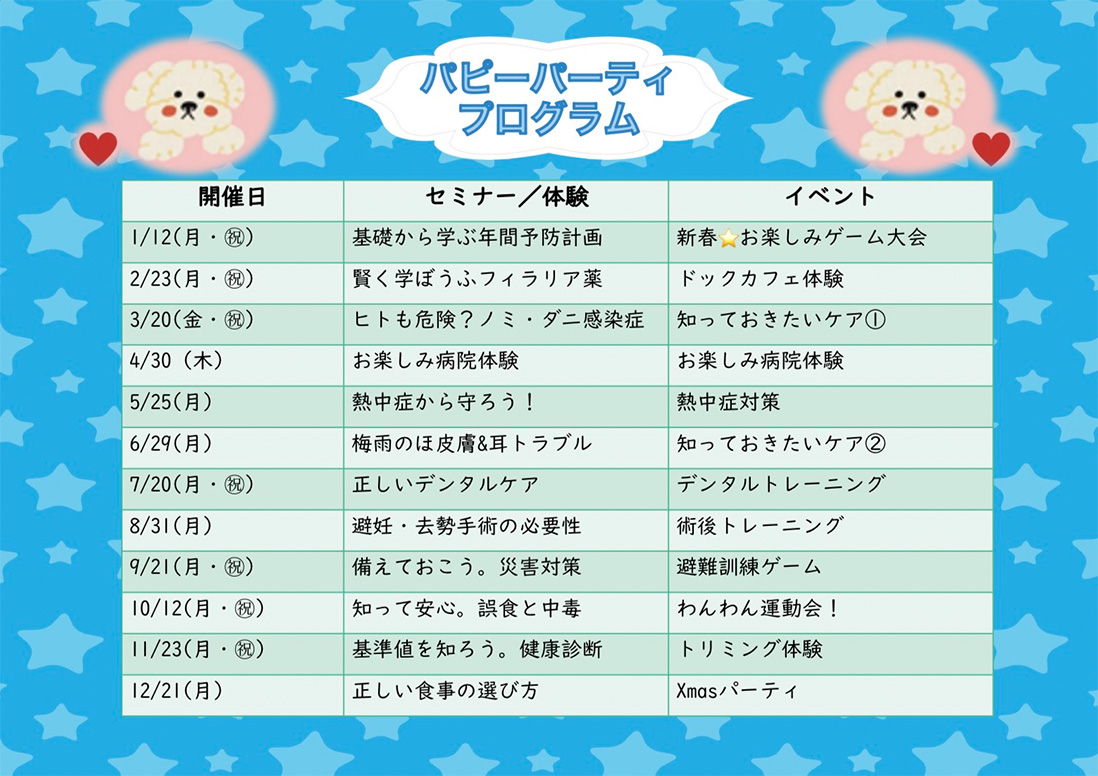 パピーパーティプログラム